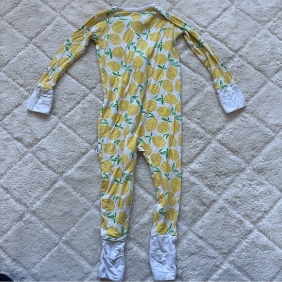 Little Sleepies | "Lemons" Bamboo Viscose One Piece Zippy | Size 12-18 Months - Picture 3 of 9